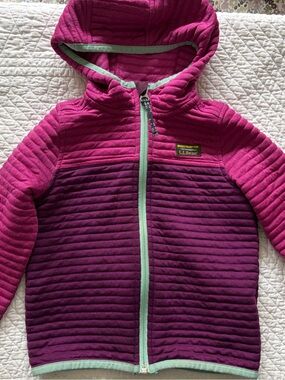 Little Girls LlBean air light jacket 3T